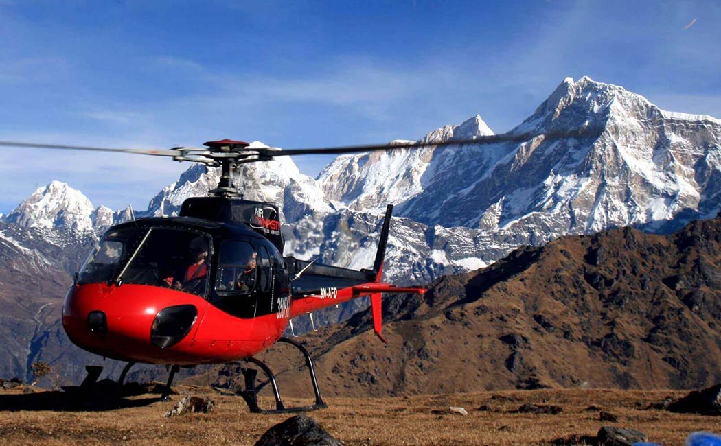 Damodar Kunda by Helicopter